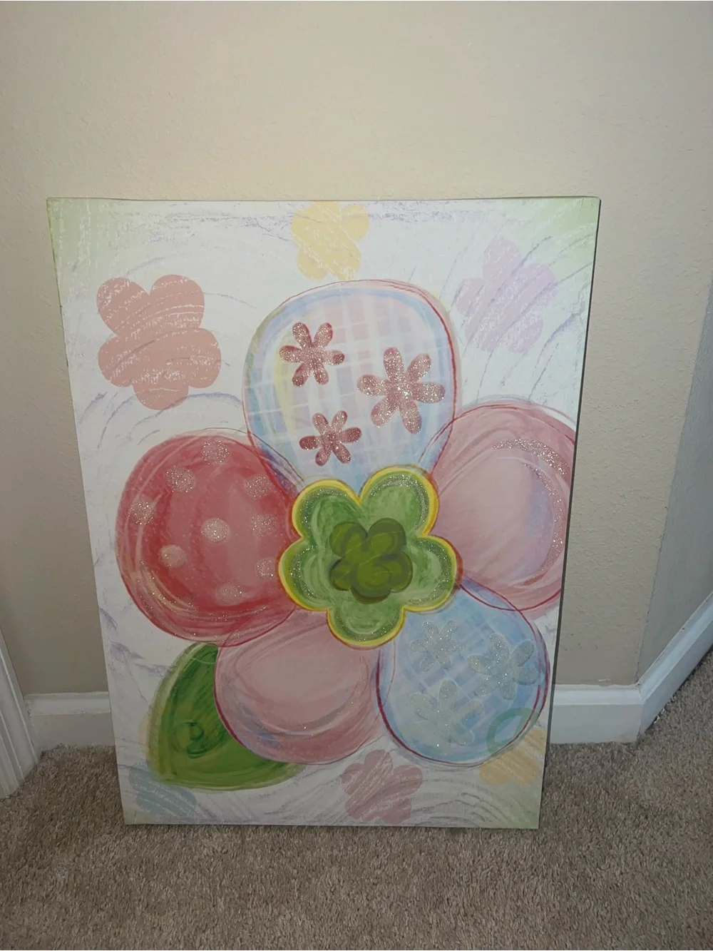 Target Pink and Pastel Owl Wall Art